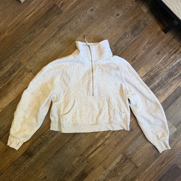 lululemon athletica Jackets & Blazers - Lululemon Scuba Oversized Funnel Neck Half-Zip in size M/L